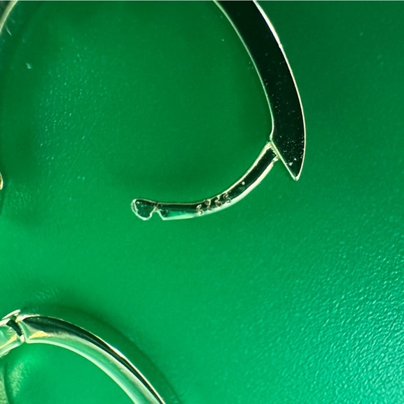 925 Sterling Silver Chunky Huggie Hoop Earrings 14K Gold Plated | Hypoallergenic - Picture 8 of 9